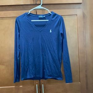 Women’s Polo V-Neck Long Sleeve